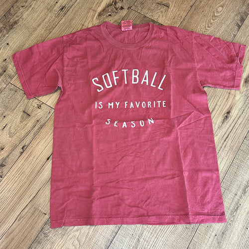 Softball is my Favorite Season - Red Short Sleeve